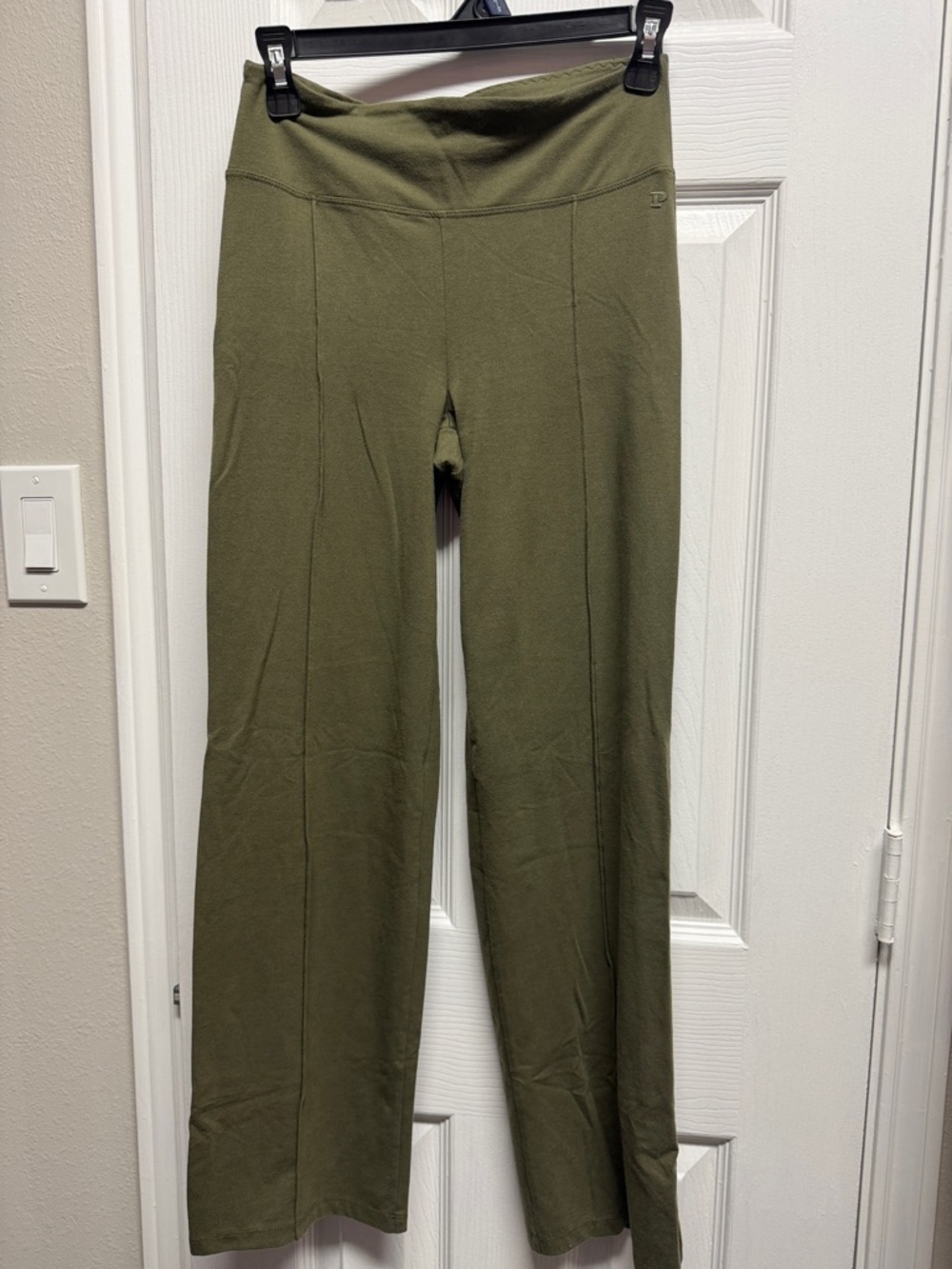PINK Victoria's Secret Olive Green Wide Leg Pants